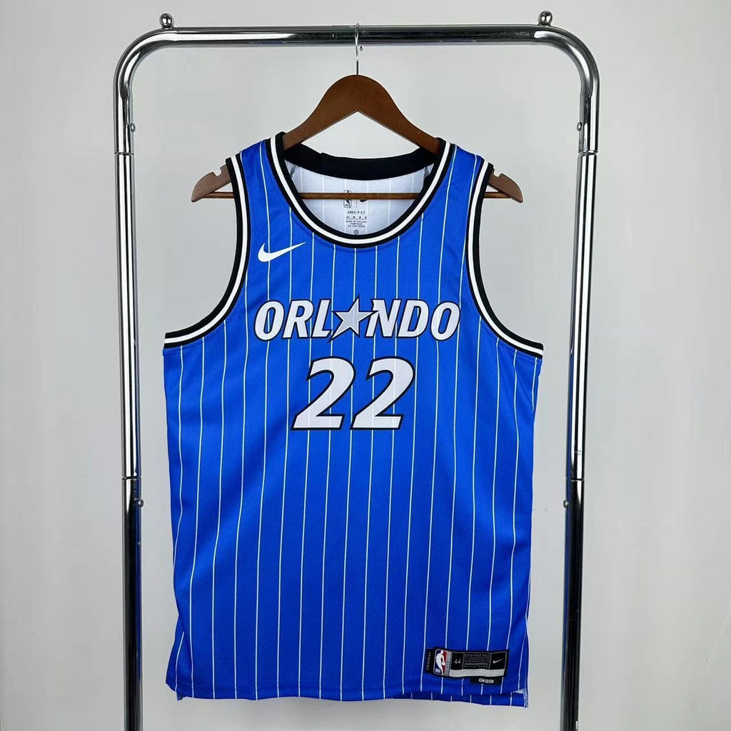 Franz Wagner No.22 Orlando Magic Home Blue Jersey 2025-26 NBA Authentic Swingman Jersey - View 1