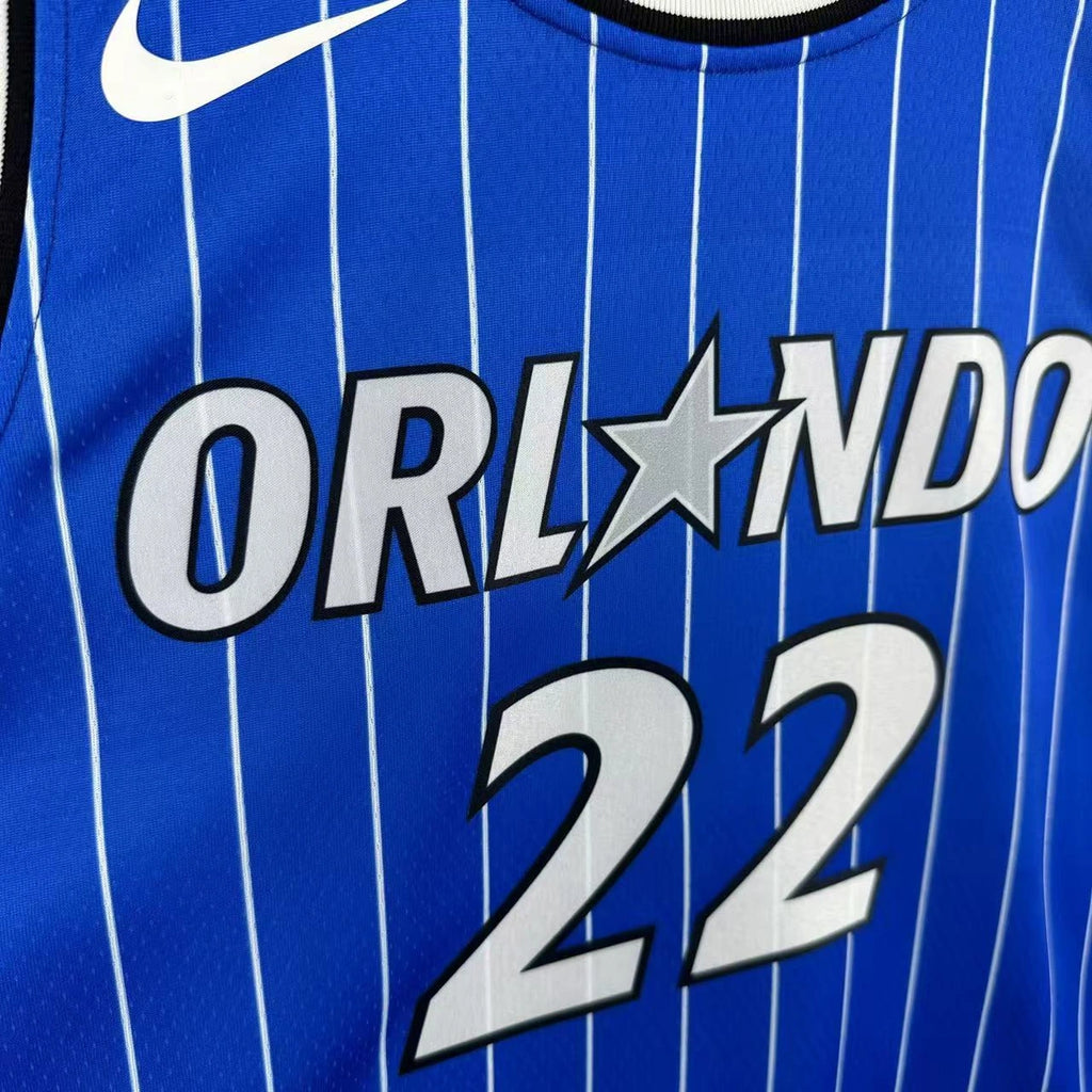 Franz Wagner No.22 Orlando Magic Home Blue Jersey 2025-26 NBA Authentic Swingman Jersey - View 2