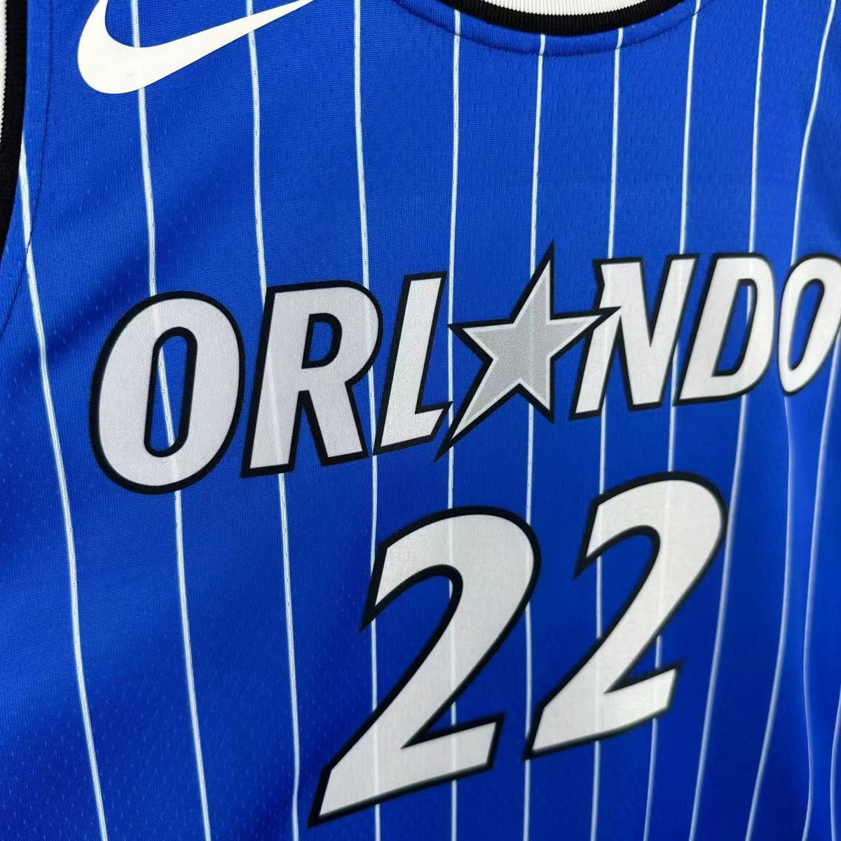 Franz Wagner No.22 Orlando Magic Home Blue Jersey 2025-26 NBA Authentic Swingman Jersey - View 2