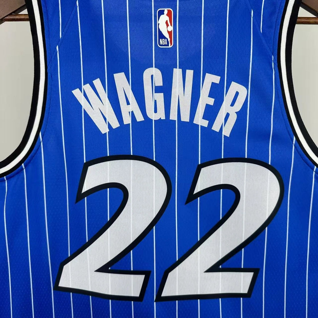 Franz Wagner No.22 Orlando Magic Home Blue Jersey 2025-26 NBA Authentic Swingman Jersey - View 7
