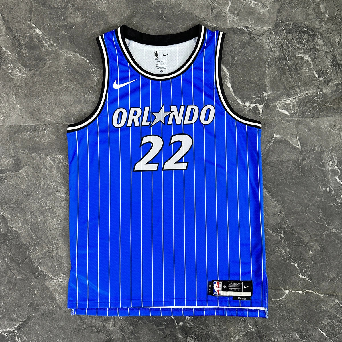 Franz Wagner No.22 Orlando Magic Home Blue Jersey 2025-26 NBA Authentic Swingman Jersey - View 9