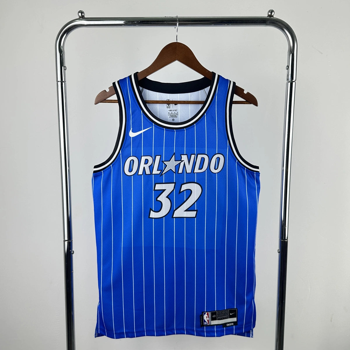 Shaquille O'Neal No.32 Orlando Magic Road Blue Jersey 2025-26 NBA Authentic Swingman Jersey - View 1