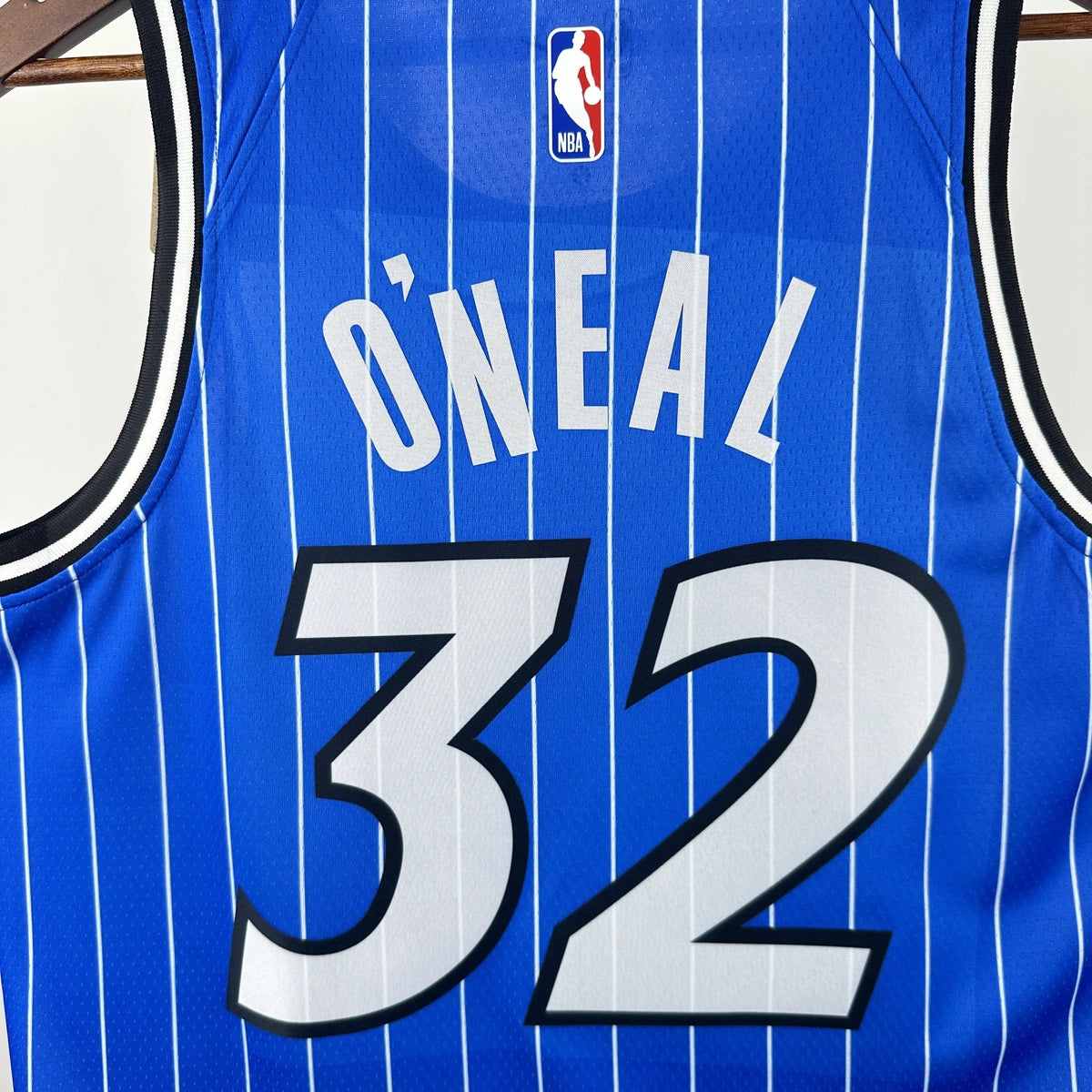 Shaquille O'Neal No.32 Orlando Magic Road Blue Jersey 2025-26 NBA Authentic Swingman Jersey - View 7