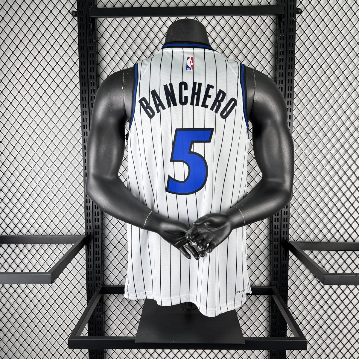 Paolo Banchero No.5 Orlando Magic Home White Jersey 2025-26 NBA Authentic Swingman Jersey - View 2