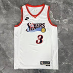 Allen Iverson No.3 Philadelphia 76ers Throwback White Jersey 2025-26 NBA Authentic Swingman Jersey - View 3
