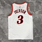 Allen Iverson No.3 Philadelphia 76ers Throwback White Jersey 2025-26 NBA Authentic Swingman Jersey - View 4