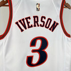 Allen Iverson No.3 Philadelphia 76ers Throwback White Jersey 2025-26 NBA Authentic Swingman Jersey - View 5