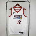 Allen Iverson No.3 Philadelphia 76ers Throwback White Jersey 2025-26 NBA Authentic Swingman Jersey - View 12