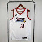 Allen Iverson No.3 Philadelphia 76ers Throwback White Jersey 2025-26 NBA Authentic Swingman Jersey - View 12
