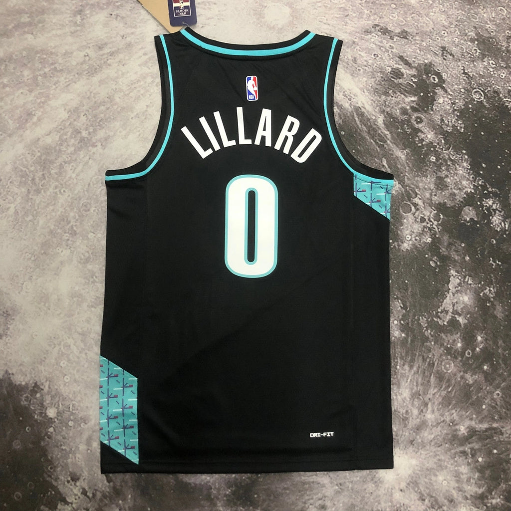 Damian Lillard No.0 Portland Trail Blazers City Edition Jersey 2025-26 NBA Authentic Swingman Jersey - View 15