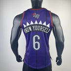 Tracy McGrady Toronto Raptors No.1 Throwback Crop Top Women's Jersey  - View 2