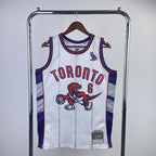 Tracy McGrady Toronto Raptors No.1 Throwback Crop Top Women's Jersey  - View 1