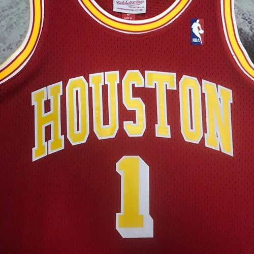 Tracy McGrady Houston Rockets No.1 Throwback Swingman Jersey 2004-05 - View 40