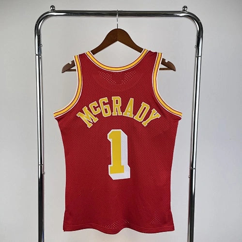 Tracy McGrady Houston Rockets No.1 Throwback Swingman Jersey 2004-05 - View 40