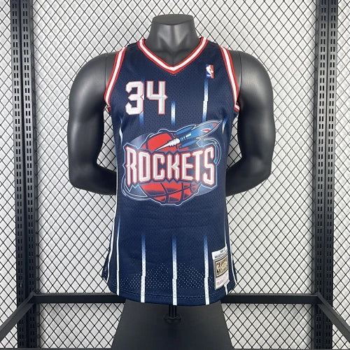 Hakeem Olajuwon Houston Rockets No.34 Throwback Swingman Jersey 1996-97 - View 969