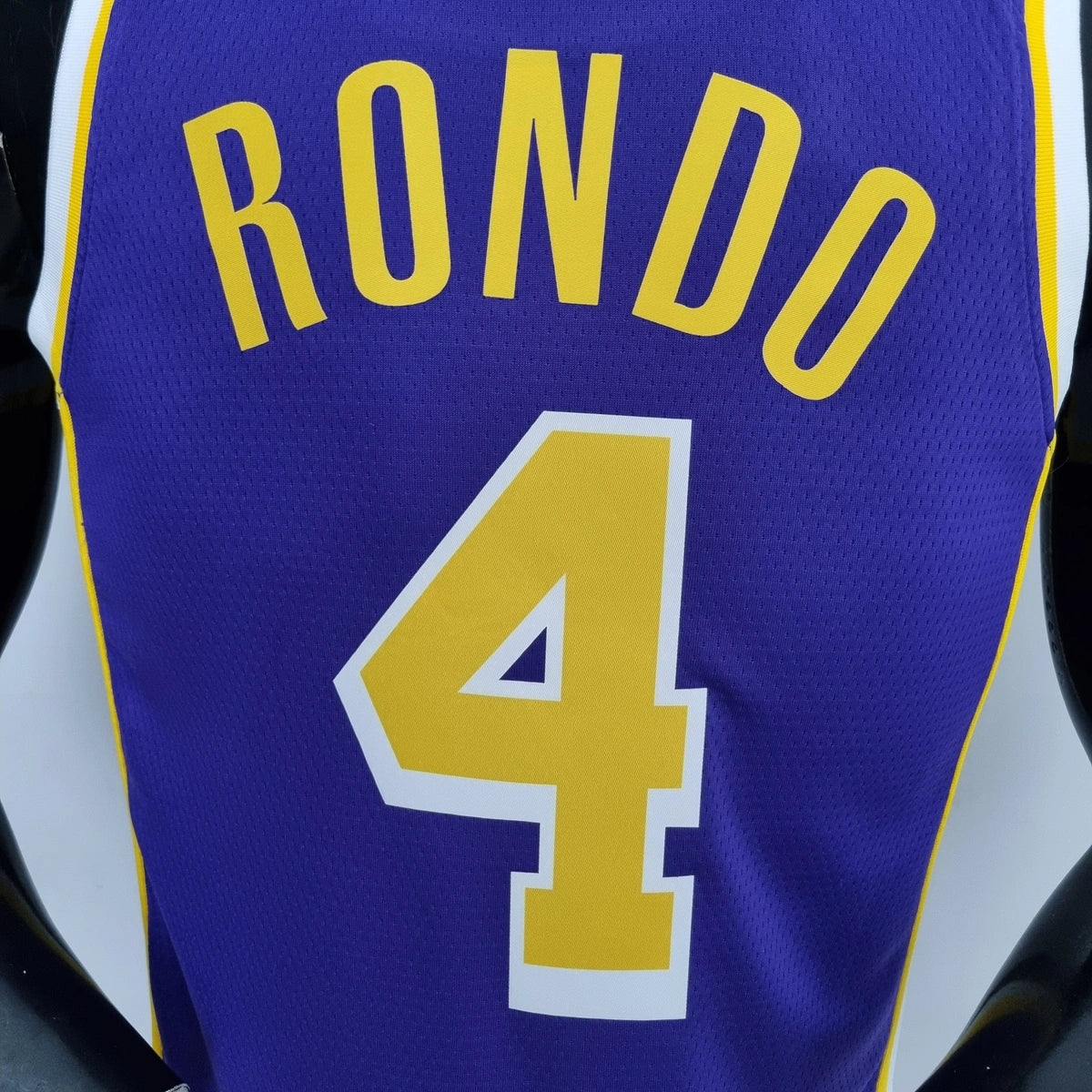 Rondo Lakers #4 Jordan Jersey 2021 - View 007