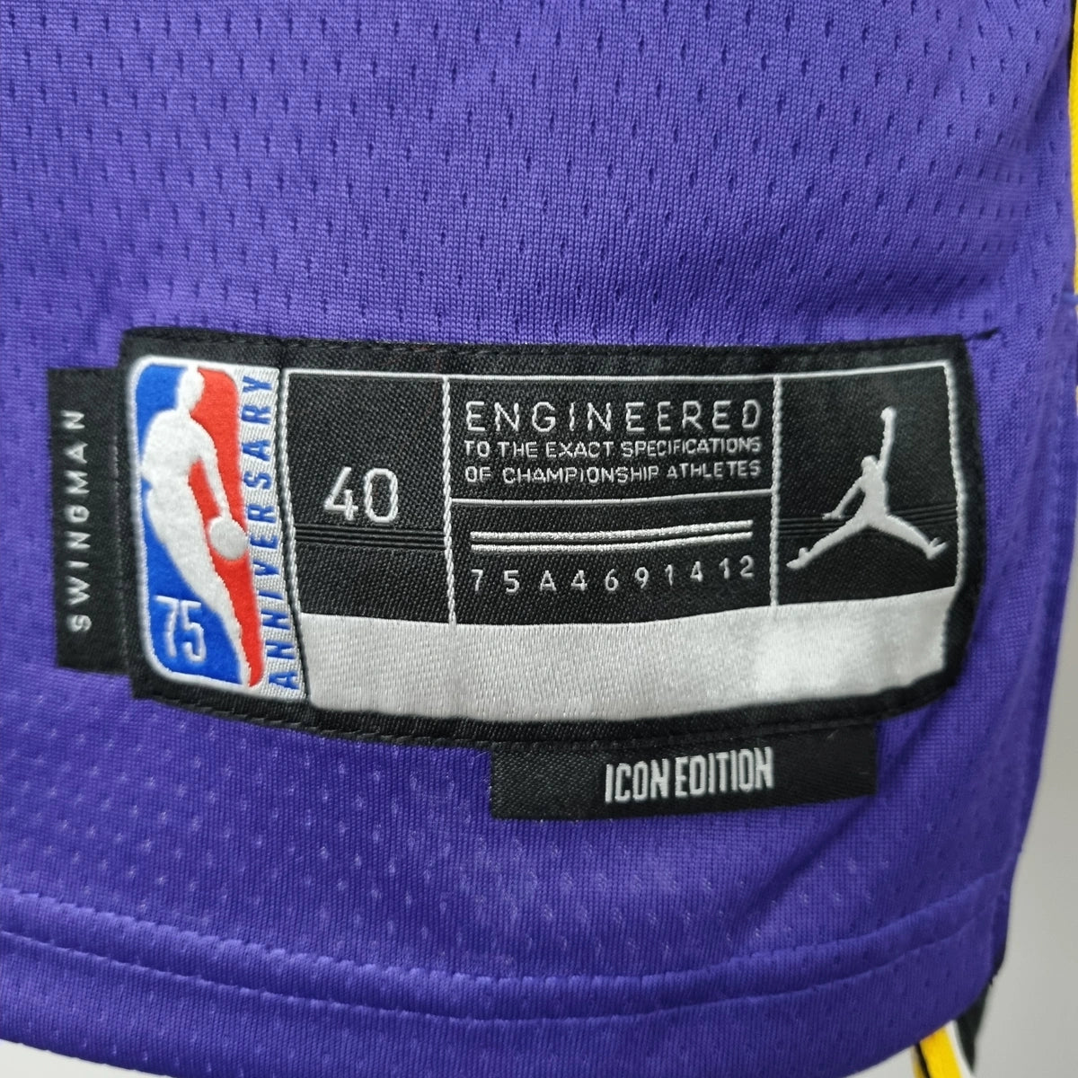 Rondo Lakers #4 Jordan Jersey 2021 - View 011