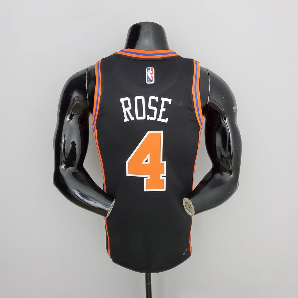 Rose Knicks #4 Urban Edition Jersey 2022 - View 010