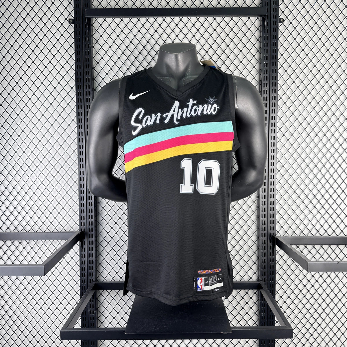 Jeremy Sochan No.10 San Antonio Spurs City Edition Jersey 2025-26 NBA Authentic Swingman Jersey - View 2
