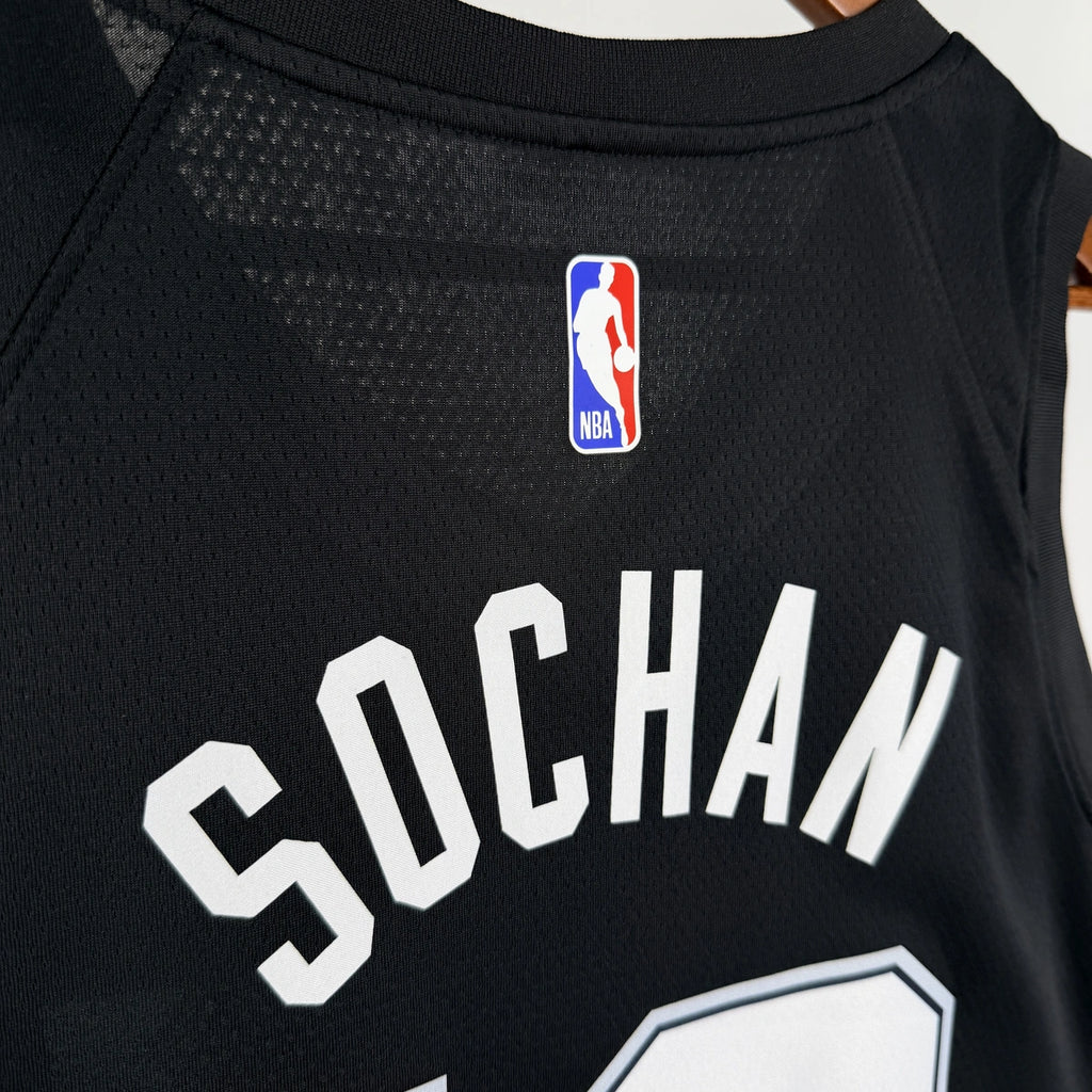 Jeremy Sochan No.10 San Antonio Spurs City Edition Jersey 2025-26 NBA Authentic Swingman Jersey - View 5
