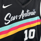 Jeremy Sochan No.10 San Antonio Spurs City Edition Jersey 2025-26 NBA Authentic Swingman Jersey - View 8