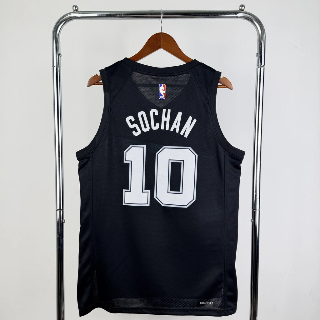 Jeremy Sochan No.10 San Antonio Spurs City Edition Jersey 2025-26 NBA Authentic Swingman Jersey - View 11