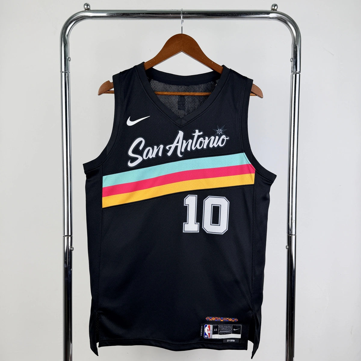 Jeremy Sochan No.10 San Antonio Spurs City Edition Jersey 2025-26 NBA Authentic Swingman Jersey - View 12