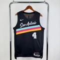 De'Aaron Fox No.4 San Antonio Spurs City Edition Jersey 2025-26 NBA Authentic Swingman Jersey - View 1