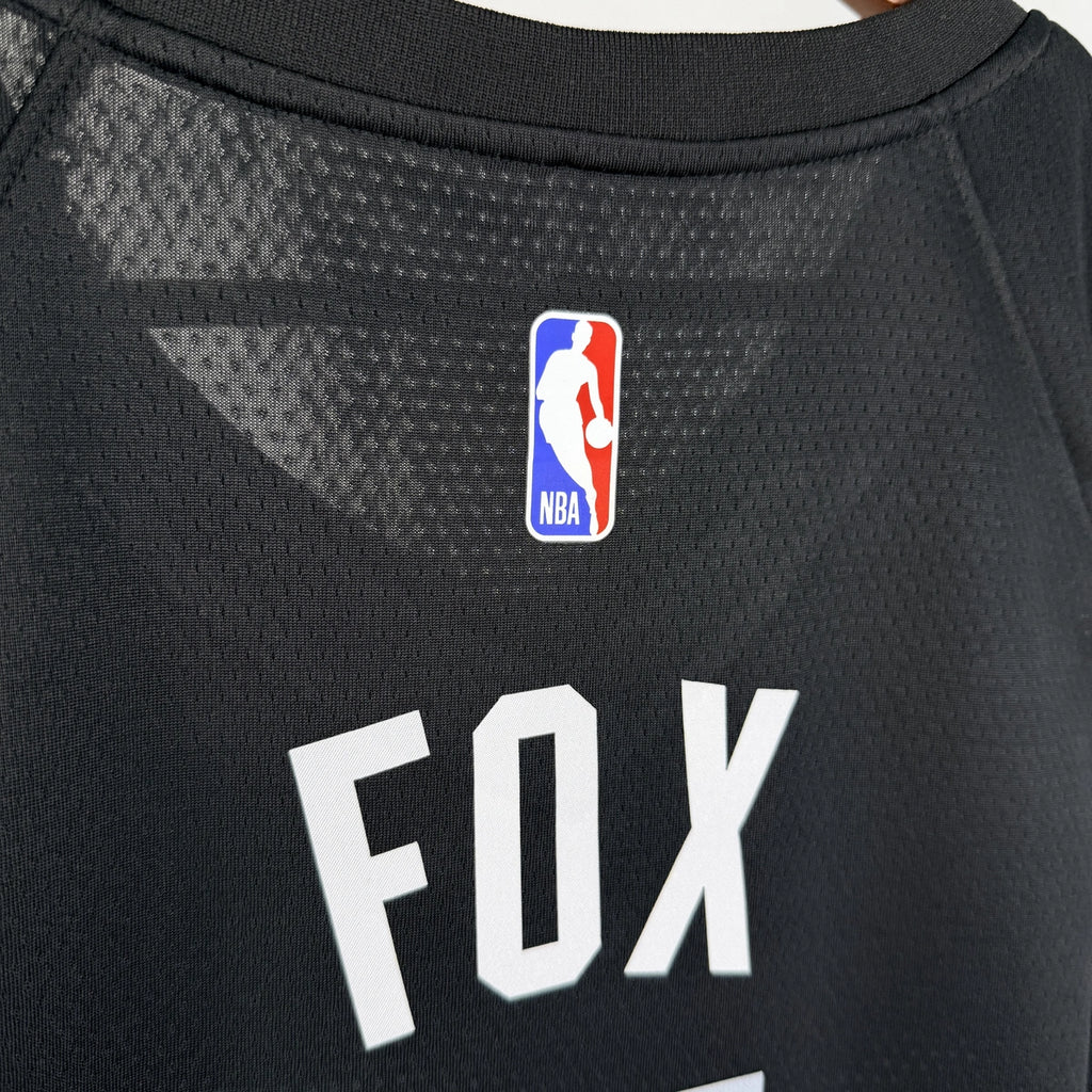 De'Aaron Fox No.4 San Antonio Spurs City Edition Jersey 2025-26 NBA Authentic Swingman Jersey - View 4
