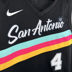 De'Aaron Fox No.4 San Antonio Spurs City Edition Jersey 2025-26 NBA Authentic Swingman Jersey - View 7