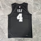 De'Aaron Fox No.4 San Antonio Spurs City Edition Jersey 2025-26 NBA Authentic Swingman Jersey - View 9