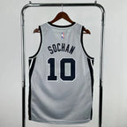 Jeremy Sochan No.10 San Antonio Spurs Limited Gray Jersey 2025-26 NBA Authentic Swingman Jersey - View 2