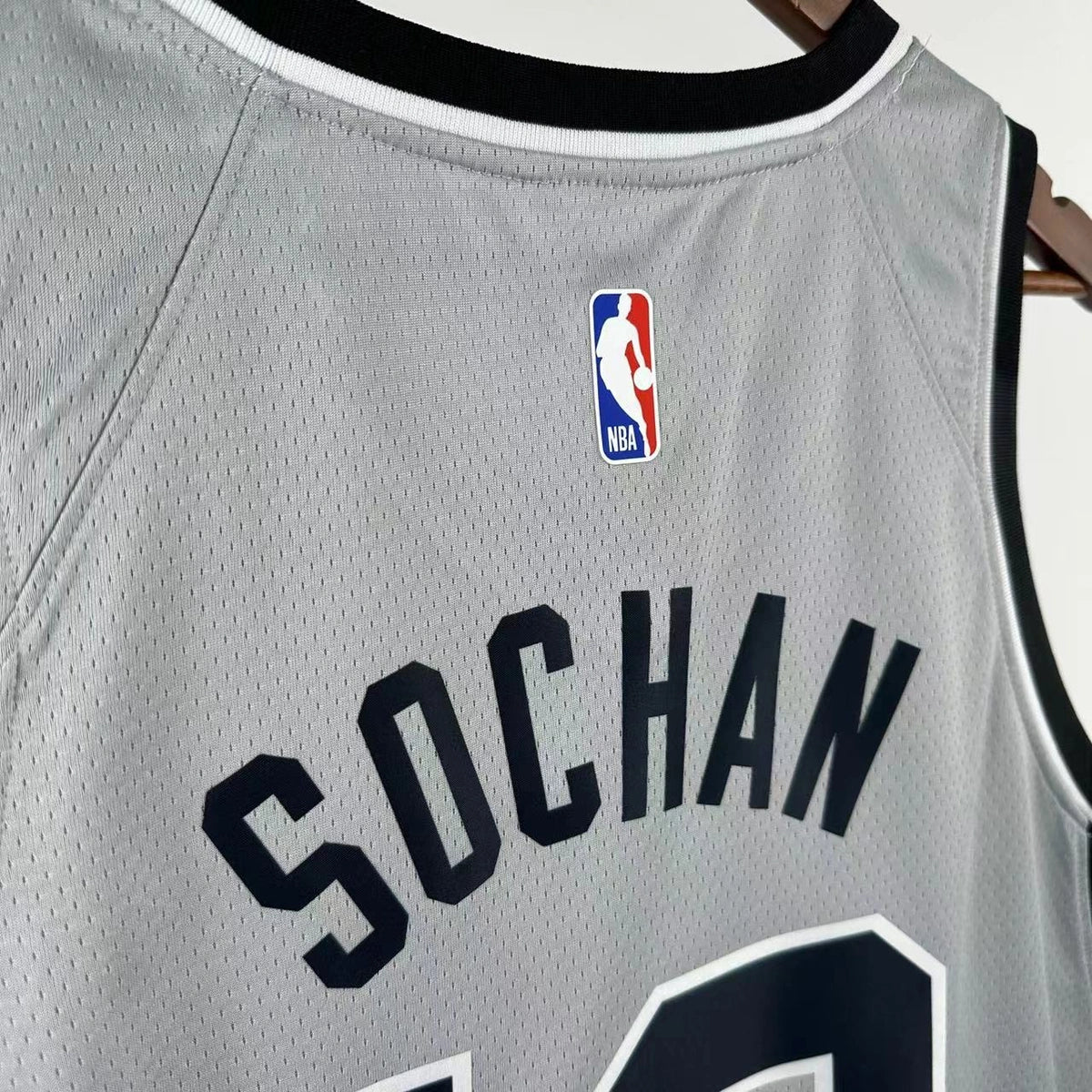 Jeremy Sochan No.10 San Antonio Spurs Limited Gray Jersey 2025-26 NBA Authentic Swingman Jersey - View 7