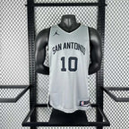 Jeremy Sochan No.10 San Antonio Spurs Limited Gray Jersey 2025-26 NBA Authentic Swingman Jersey - View 9
