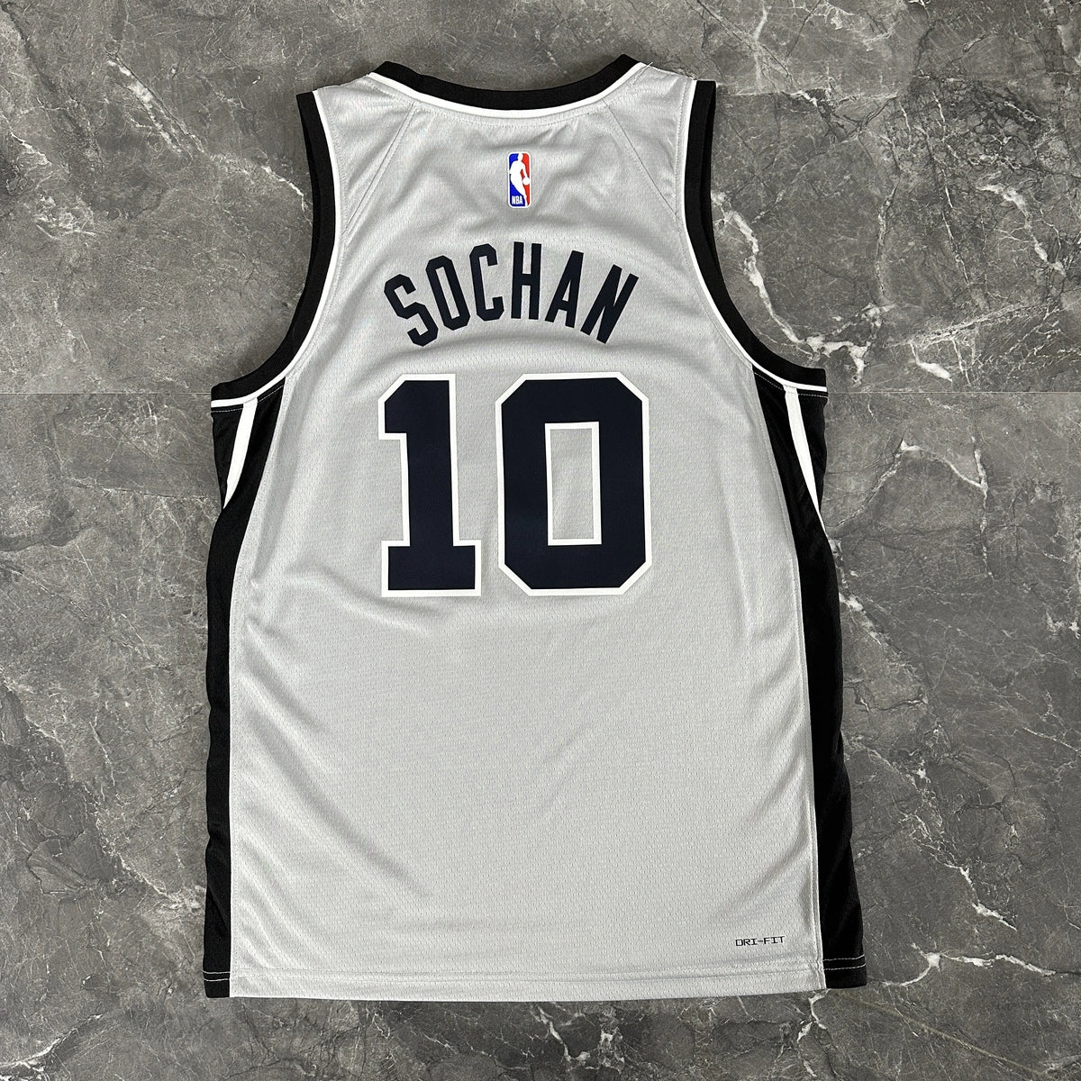Jeremy Sochan No.10 San Antonio Spurs Limited Gray Jersey 2025-26 NBA Authentic Swingman Jersey - View 12