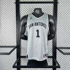 Victor Wembanyama No.1 San Antonio Spurs Limited Gray Jersey 2025-26 NBA Authentic Swingman Jersey - View 9