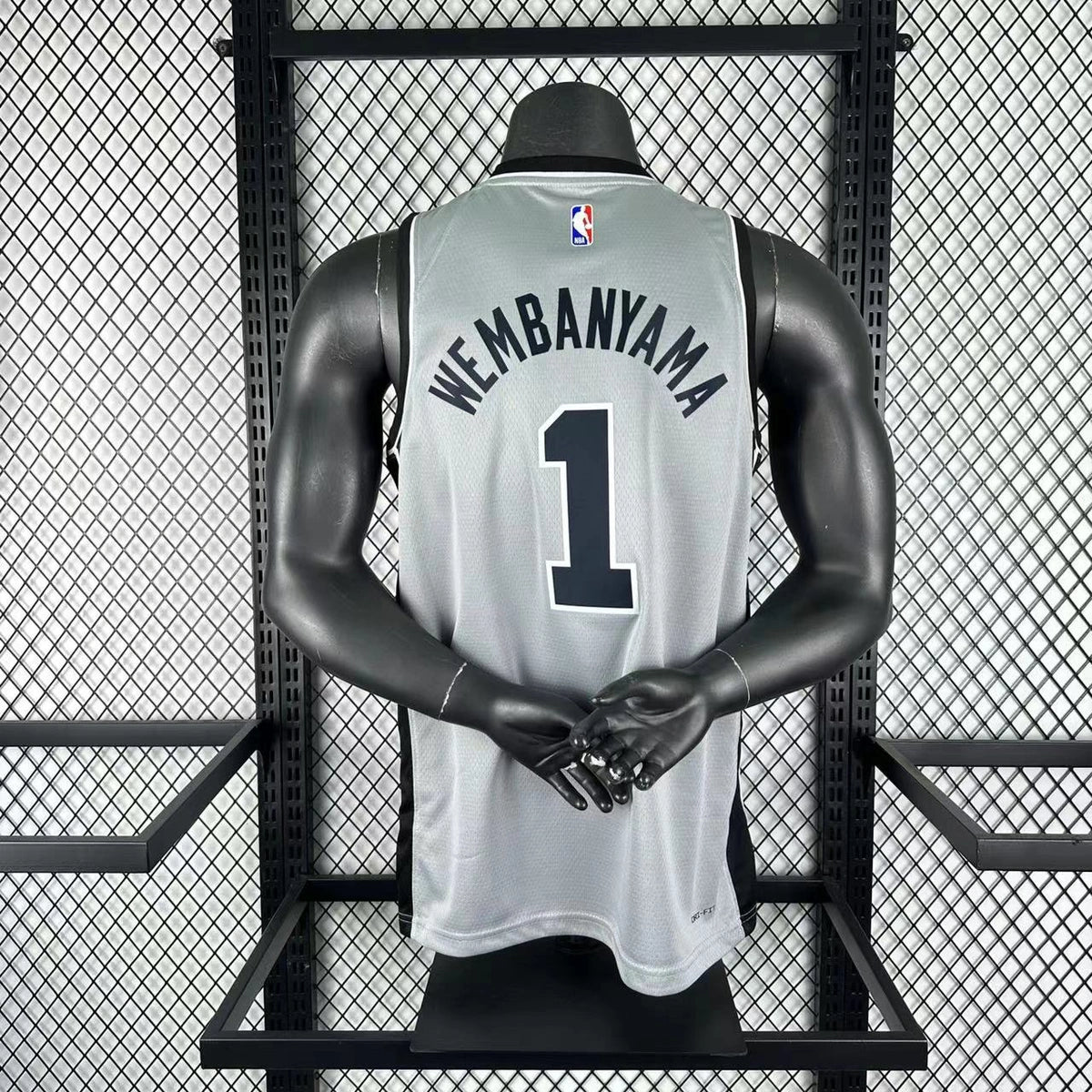 Victor Wembanyama No.1 San Antonio Spurs Limited Gray Jersey 2025-26 NBA Authentic Swingman Jersey - View 10