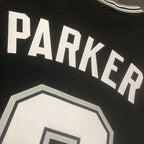 Tony Parker San Antonio Spurs No.9 Throwback Graffiti Swingman Jersey 2002-03 - View 20