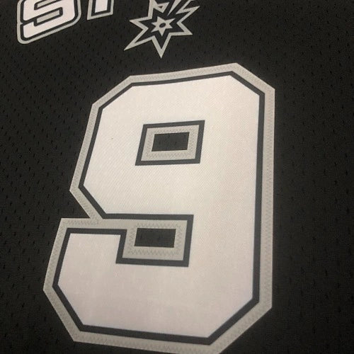 Tony Parker San Antonio Spurs No.9 Throwback Graffiti Swingman Jersey 2002-03 - View 20