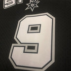 Tony Parker San Antonio Spurs No.9 Throwback Graffiti Swingman Jersey 2002-03 - View 20