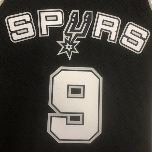 Tony Parker San Antonio Spurs No.9 Throwback Graffiti Swingman Jersey 2002-03 - View 20