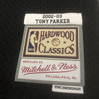 Tony Parker San Antonio Spurs No.9 Throwback Graffiti Swingman Jersey 2002-03 - View 20