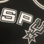 Tony Parker San Antonio Spurs No.9 Throwback Graffiti Swingman Jersey 2002-03 - View 20
