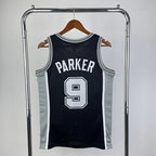 Tony Parker San Antonio Spurs No.9 Throwback Graffiti Swingman Jersey 2002-03 - View 20