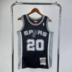 Tony Parker San Antonio Spurs No.9 Throwback Graffiti Swingman Jersey 2002-03 - View 20