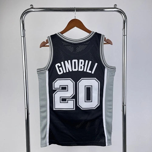 Tony Parker San Antonio Spurs No.9 Throwback Graffiti Swingman Jersey 2002-03 - View 20