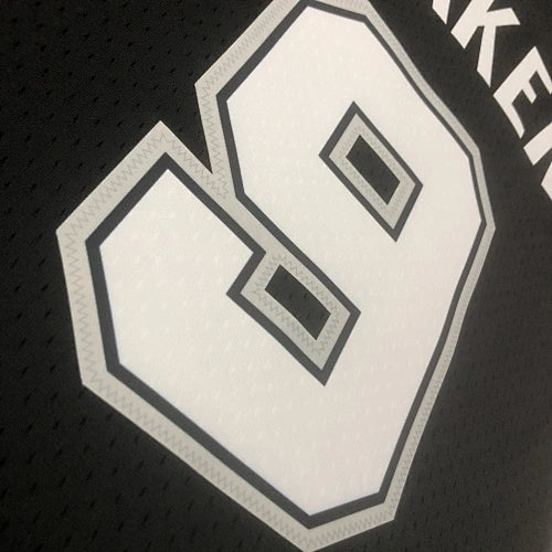 Tony Parker San Antonio Spurs No.9 Throwback Graffiti Swingman Jersey 2002-03 - View 20