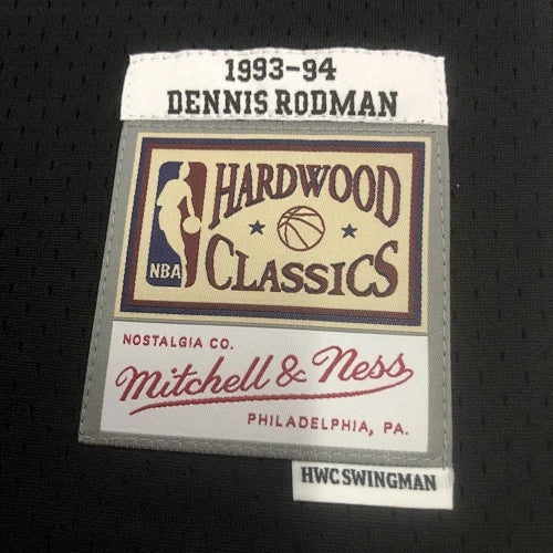 Dennis Rodman San Antonio Spurs No.10 Throwback Swingman Jersey 1993-94 Black - View 939