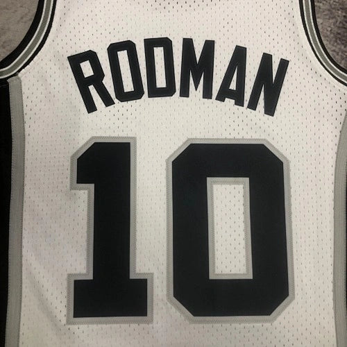 Dennis Rodman San Antonio Spurs No.10 Throwback Swingman Jersey 1993-94 Black - View 939