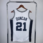 Tim Duncan San Antonio Spurs No.21 Throwback Swingman Jersey 1998-99 Black - View 989